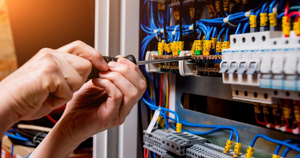 Électricité près de La Madeleine